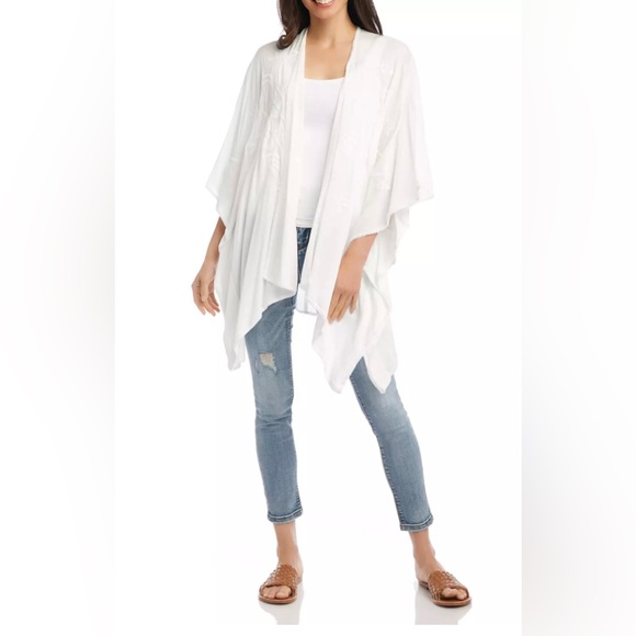 Karen Kane ~ Kimono ~ One Size ~ White ~ NWT - Picture 1 of 8